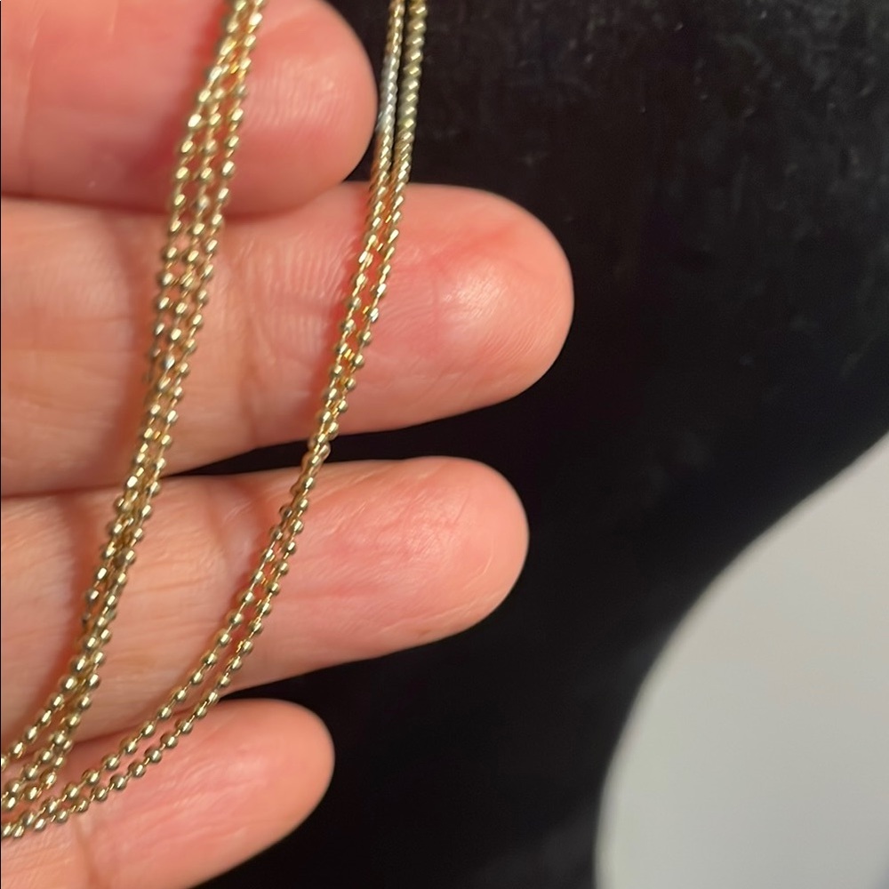 BANANA REPUBLIC Elegant Gold Multi-Strand Necklace - Picture 4 of 5
